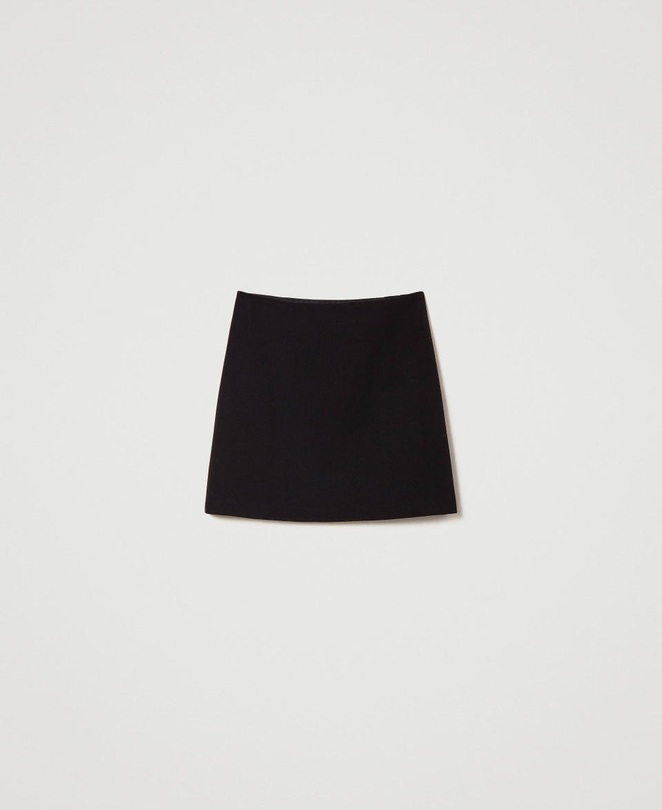Technical fabric miniskirt