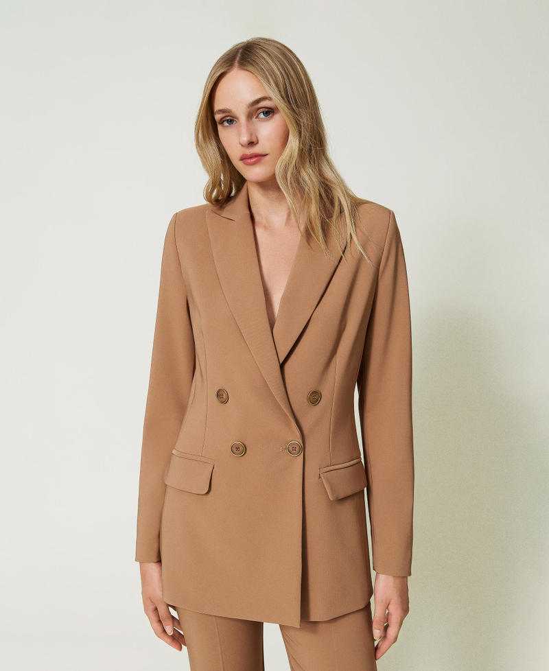 Crêpe cady blazer