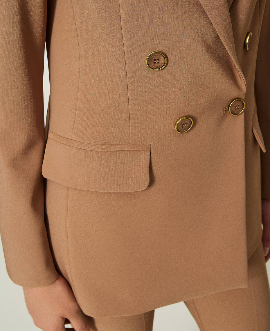 Crêpe cady blazer