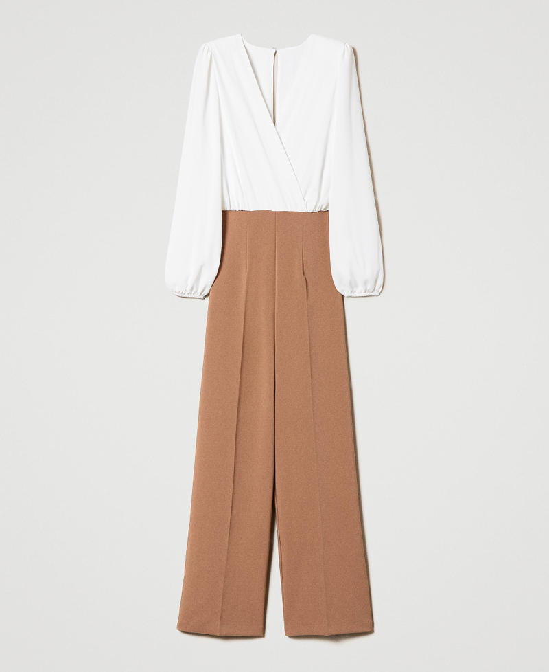 Cady and crêpe de Chine jumpsuit