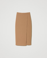 Combinaison Jupe Mia/moda - Marron Mélangé - Taille 12 (UK) En Lin Mixte - Occasion Très Bon état