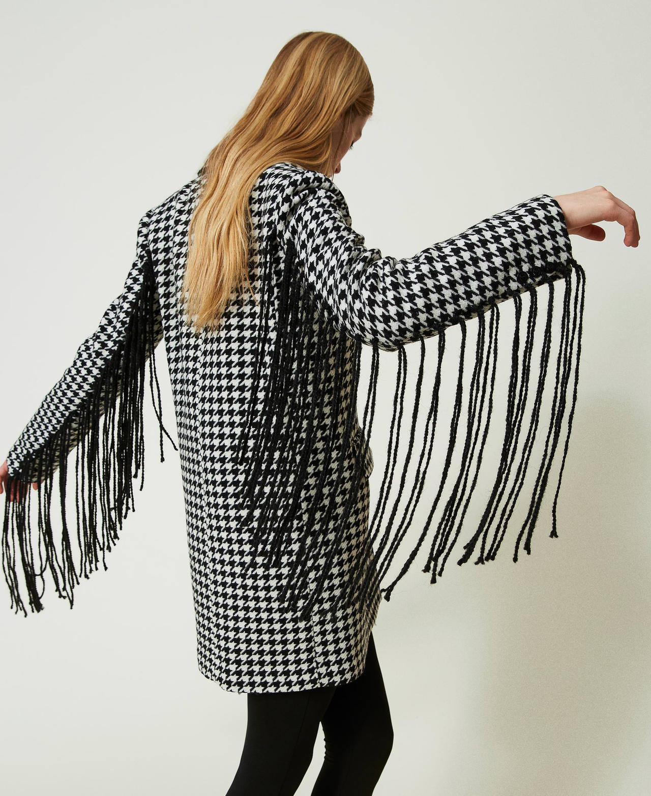 Asos houndstooth coat store