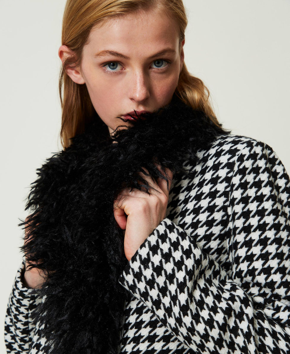Manteau pied de poule zara femme sales
