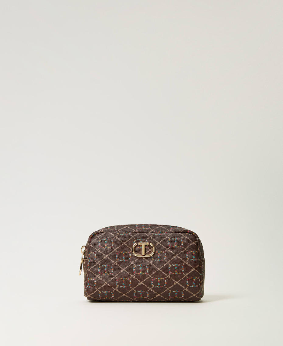 Beauty case with Floral T print