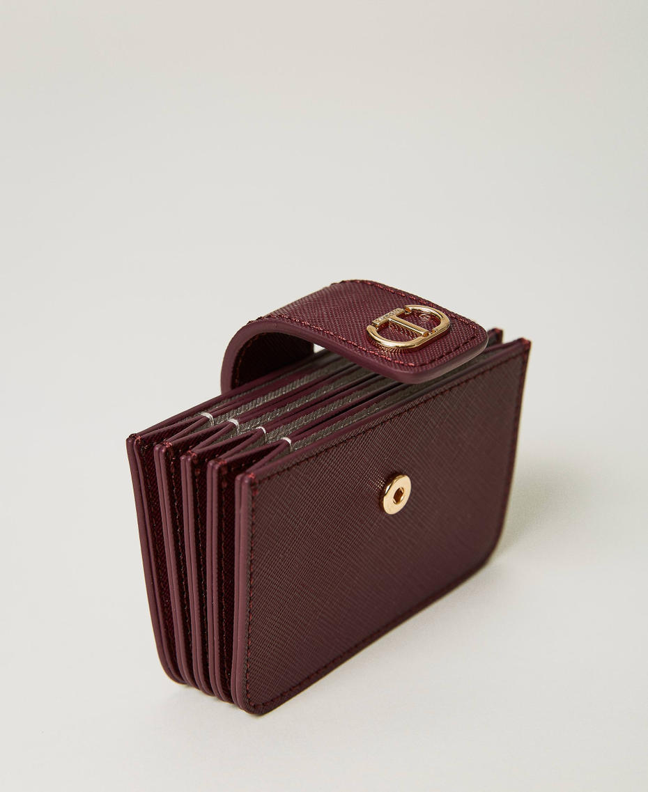 Card holder with strap and Oval T