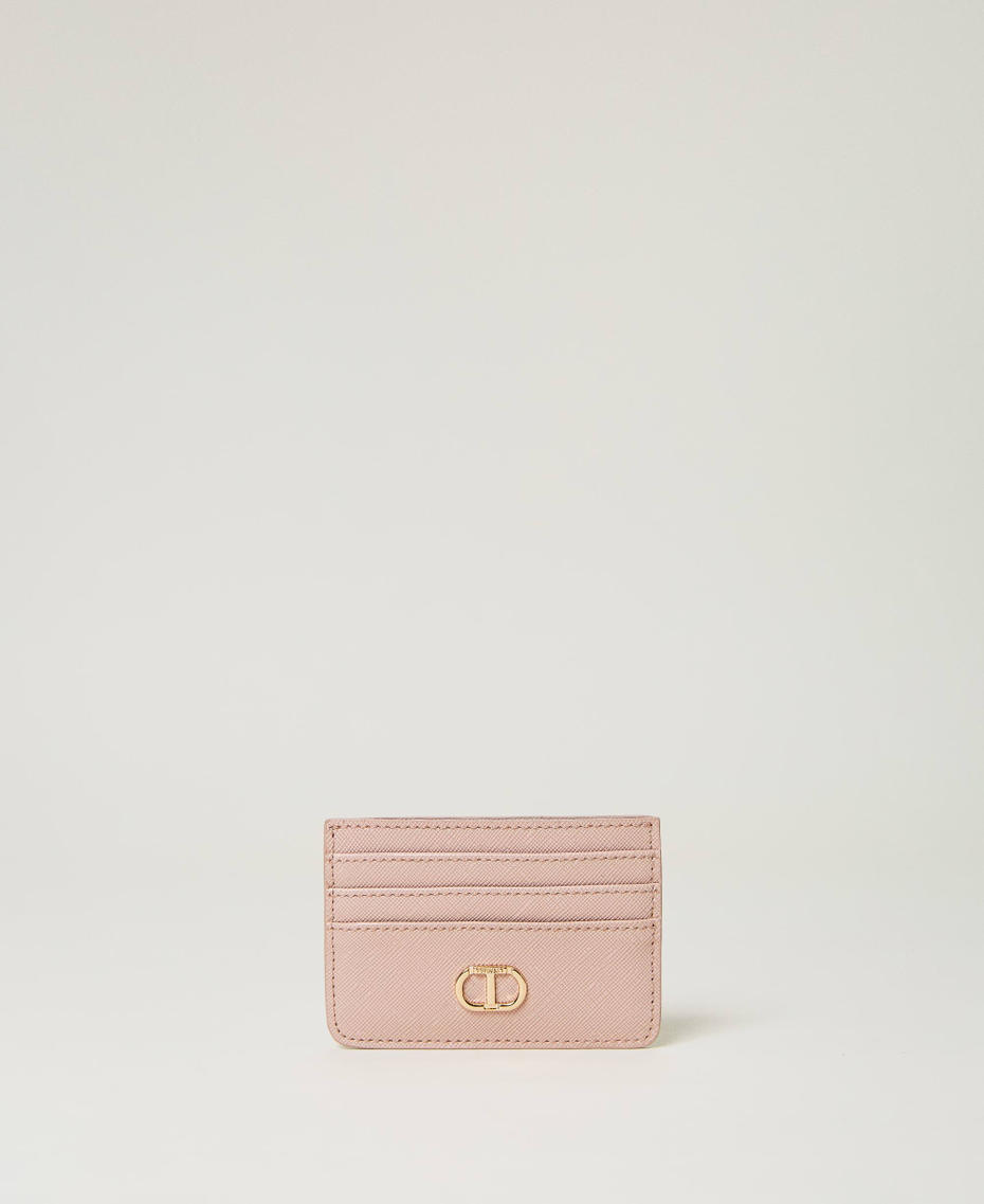 Flat card holder with Oval T Misty Pink Woman 232TQ701M_00534_01
