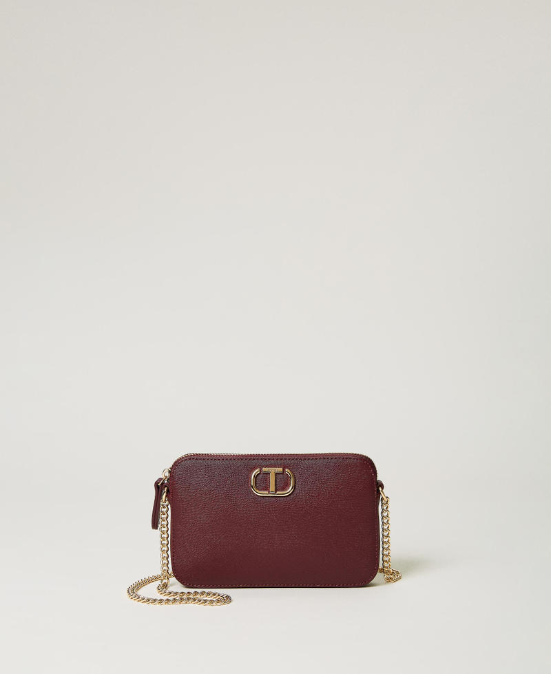 Smartphonetasche mit Reißverschluss und Oval T „Raspberry Radiance“-Violett Frau 232TQ7021-01