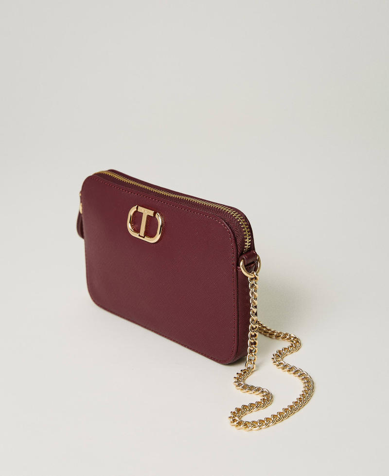 Smartphonetasche mit Reißverschluss und Oval T „Raspberry Radiance“-Violett Frau 232TQ7021-02