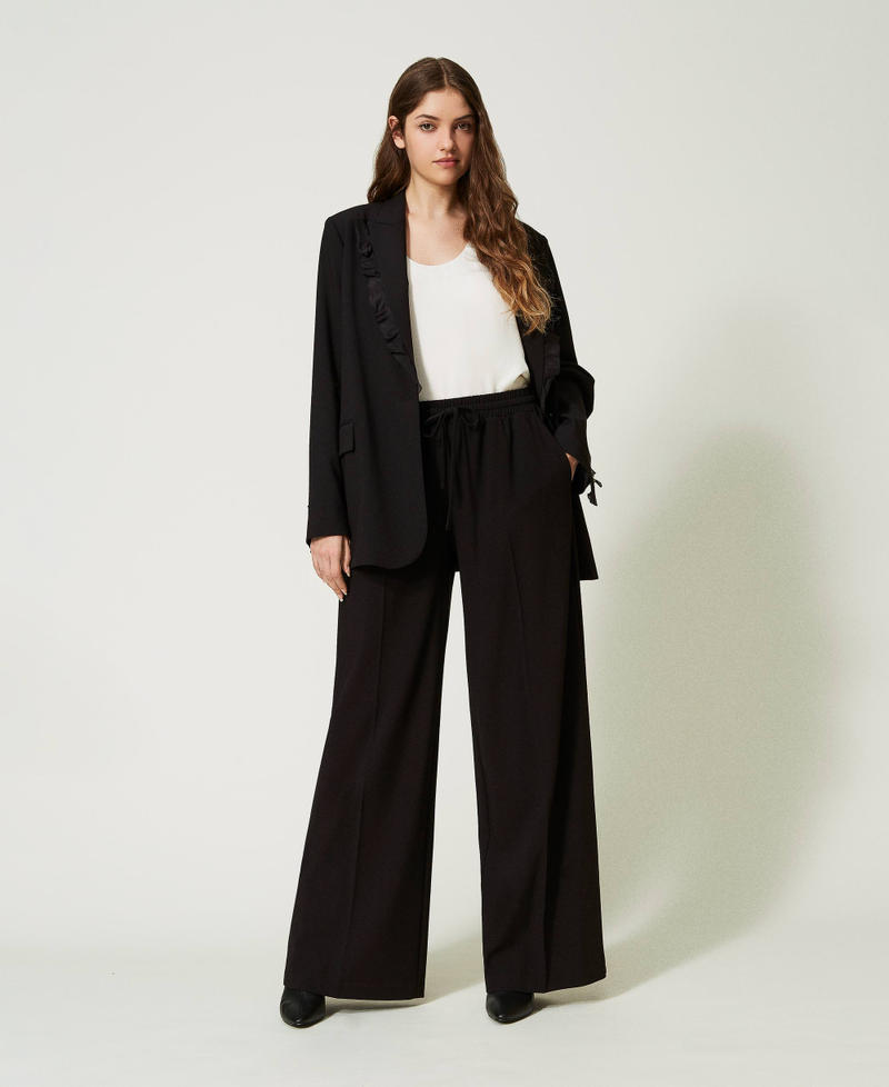 Pantalon ample Noir Femme 232TT204A-01