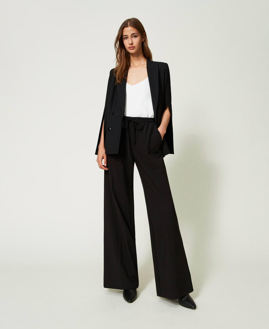 DL1961 Nini Wide Leg Pant with Front Pleat, North Beach