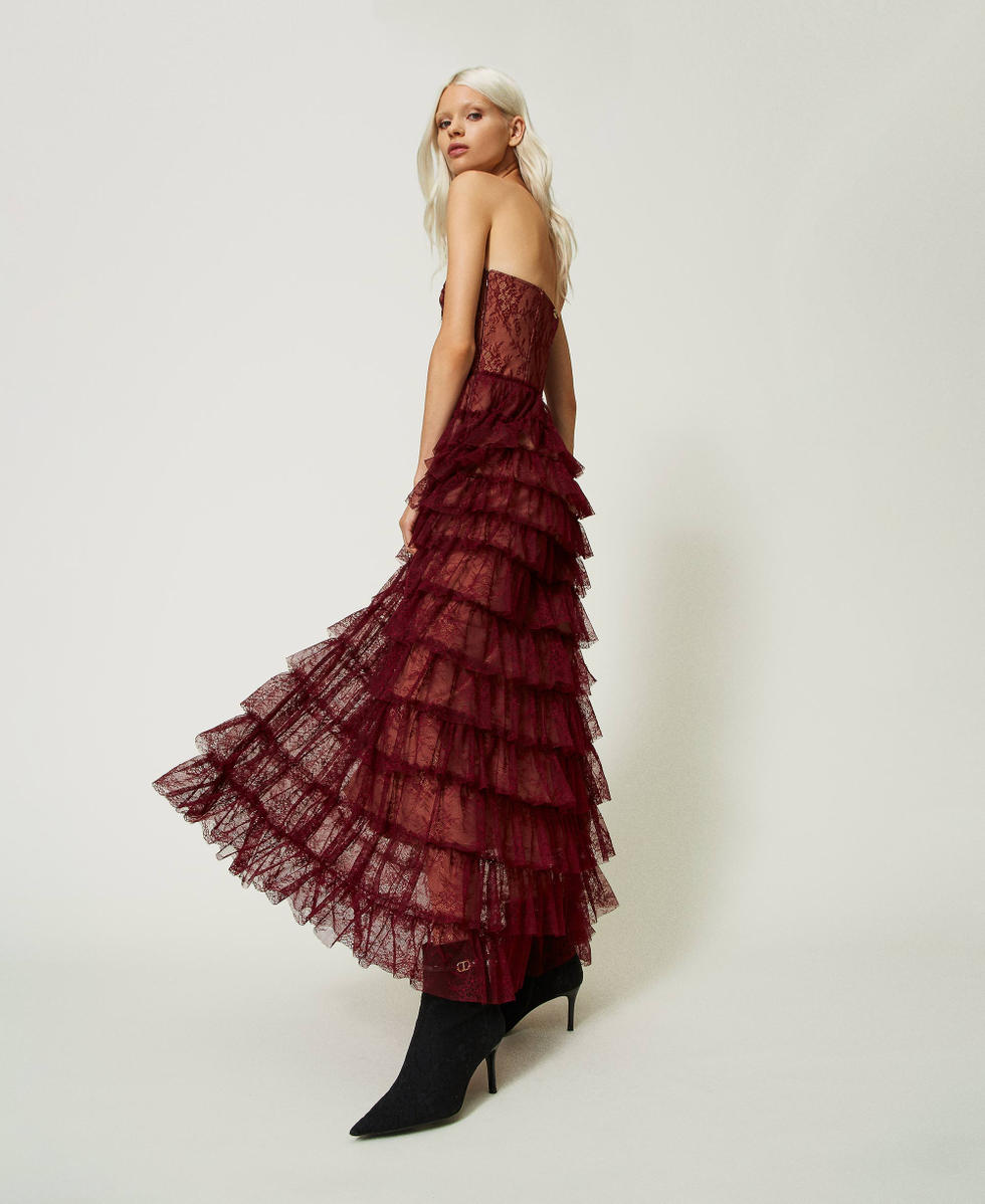 Abito rosso twin set top