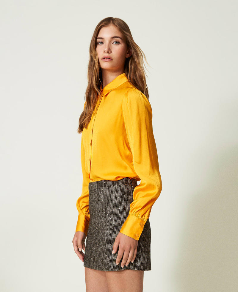 J.o Milano Camicia con colletto tondo 476N4