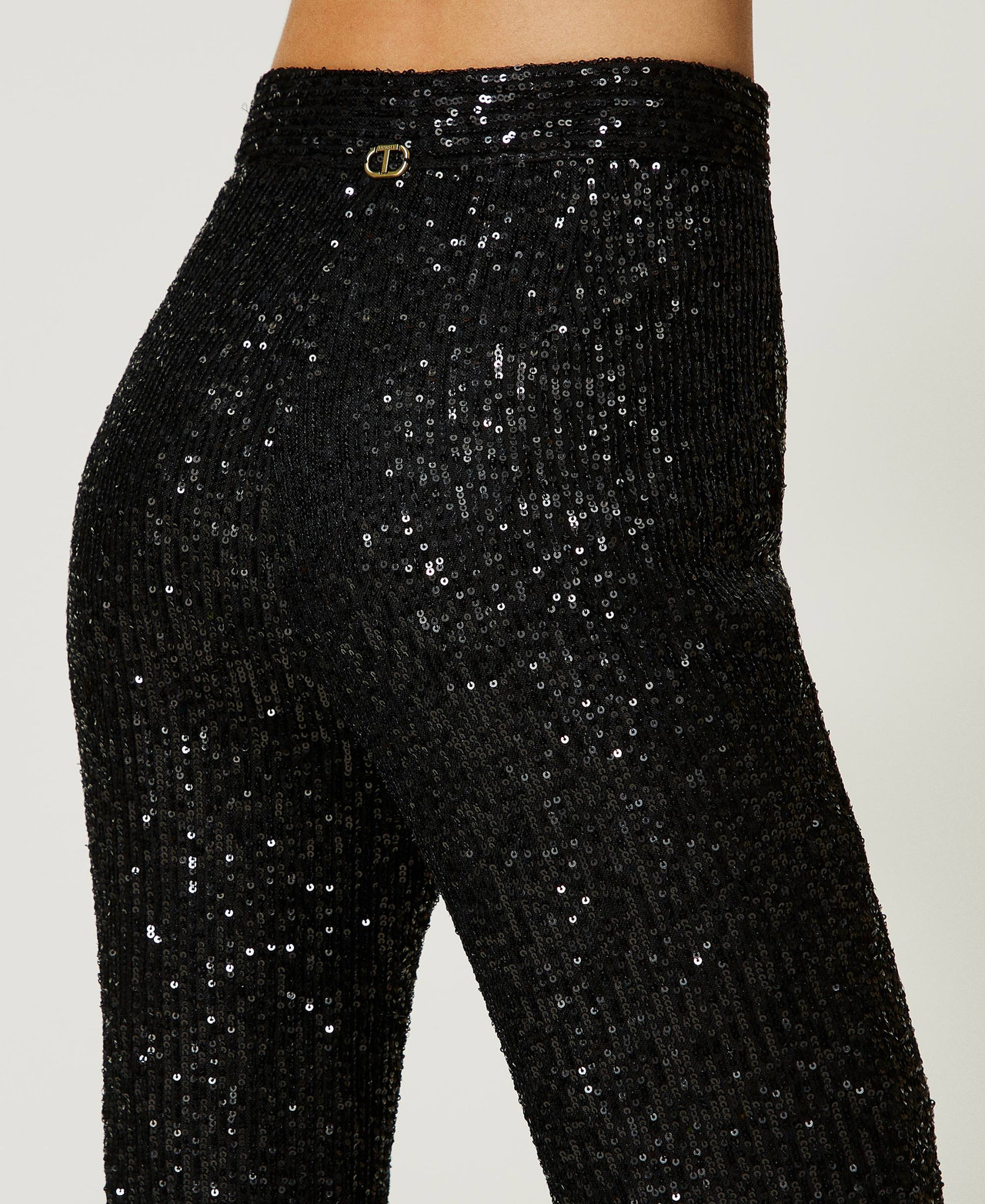 Pantaloni paillettes deals twin set