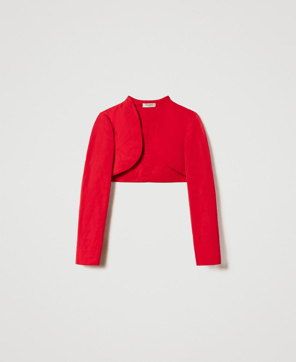 Taffeta bolero jacket discount
