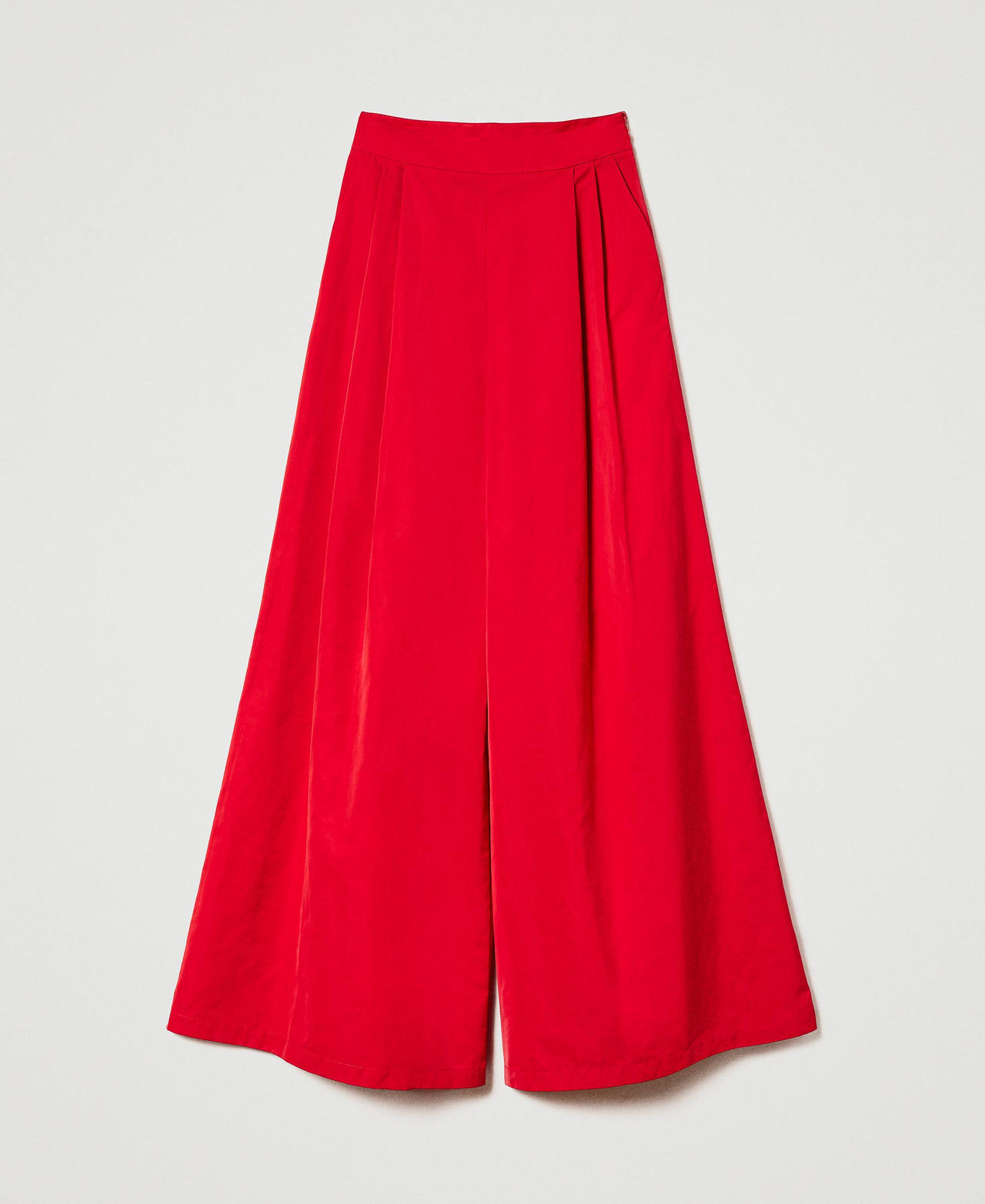 Taffeta palazzo trousers