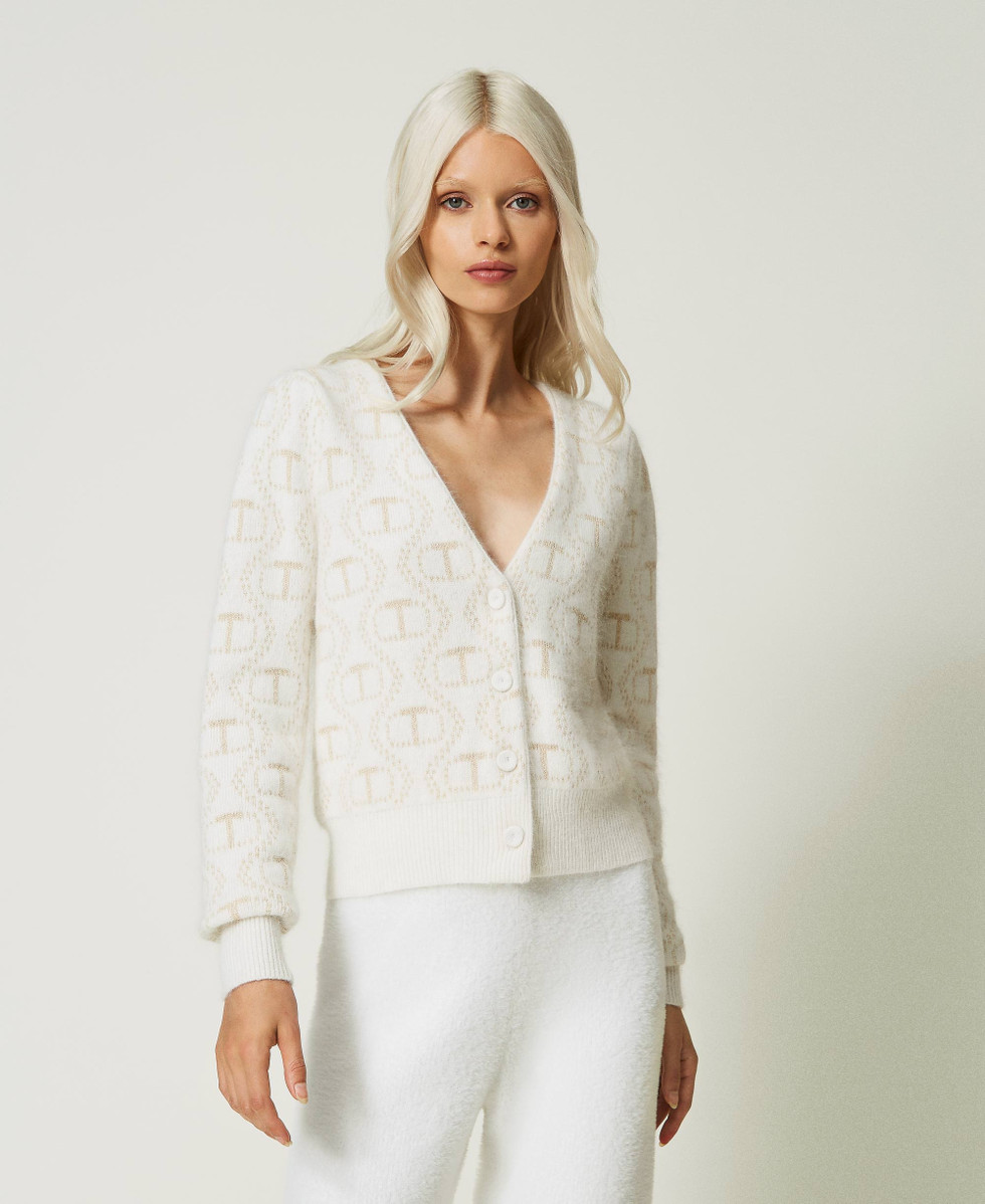 Angora strickjacke weiß Clearance