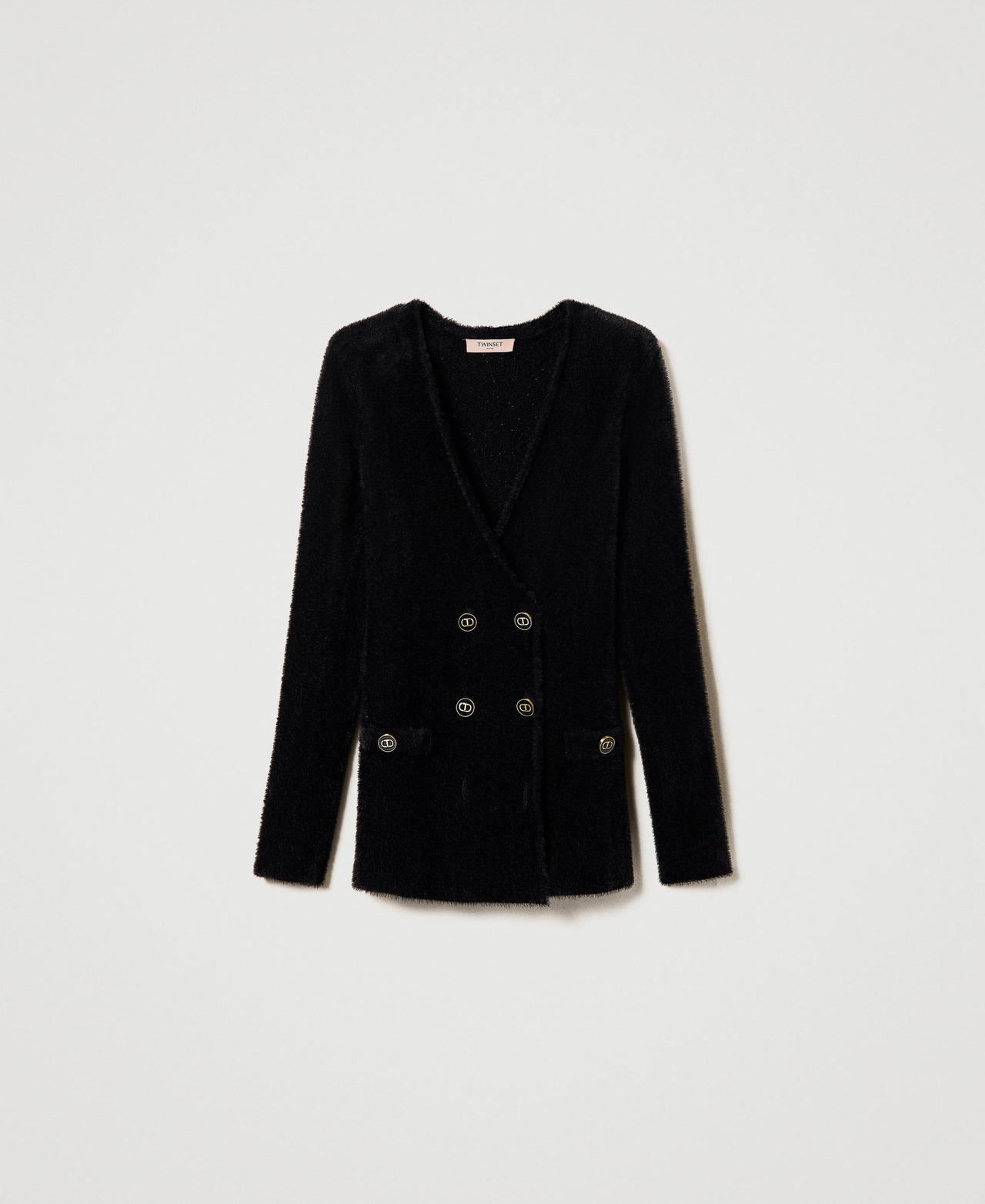 Blouson en maille piquée jacquard