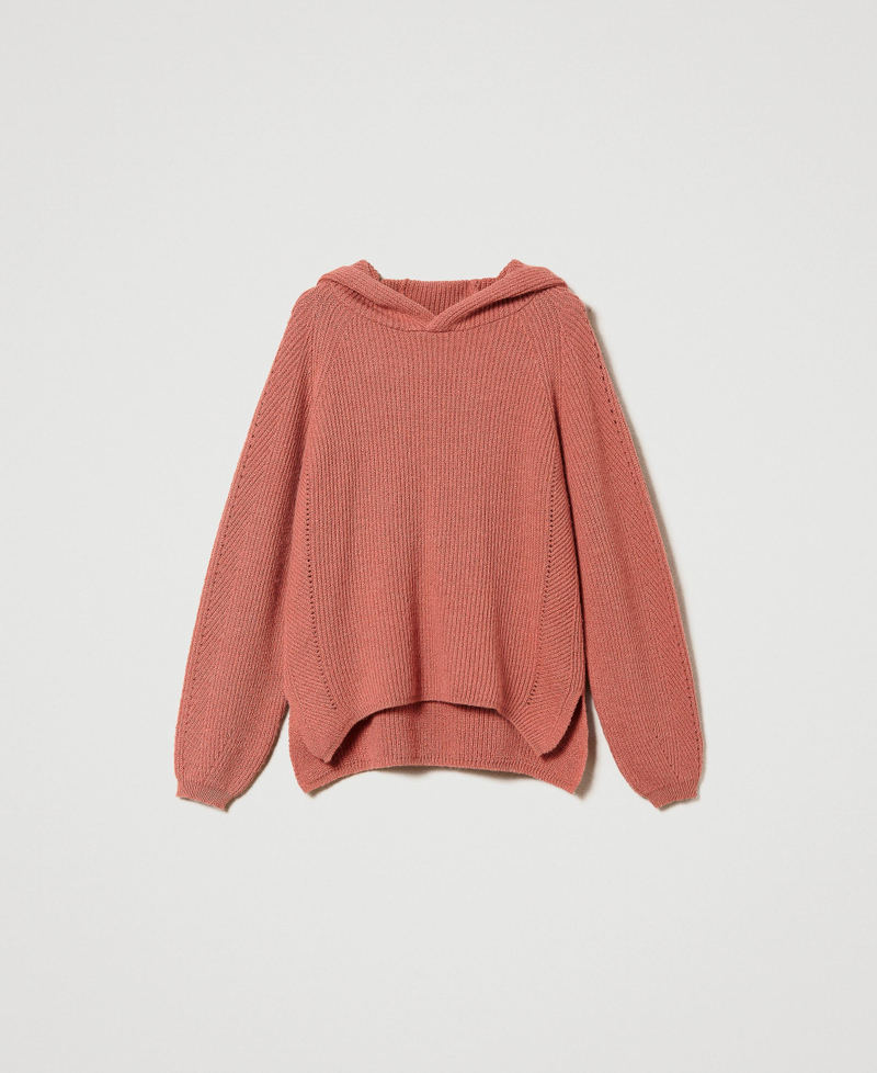 Ribbed wool and alpaca maxi jumper
