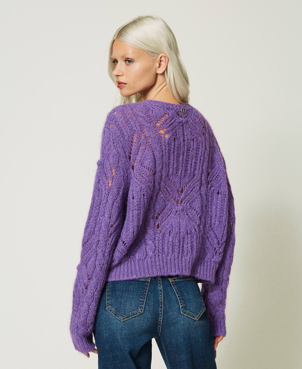 Alpaca and mohair blend jumper