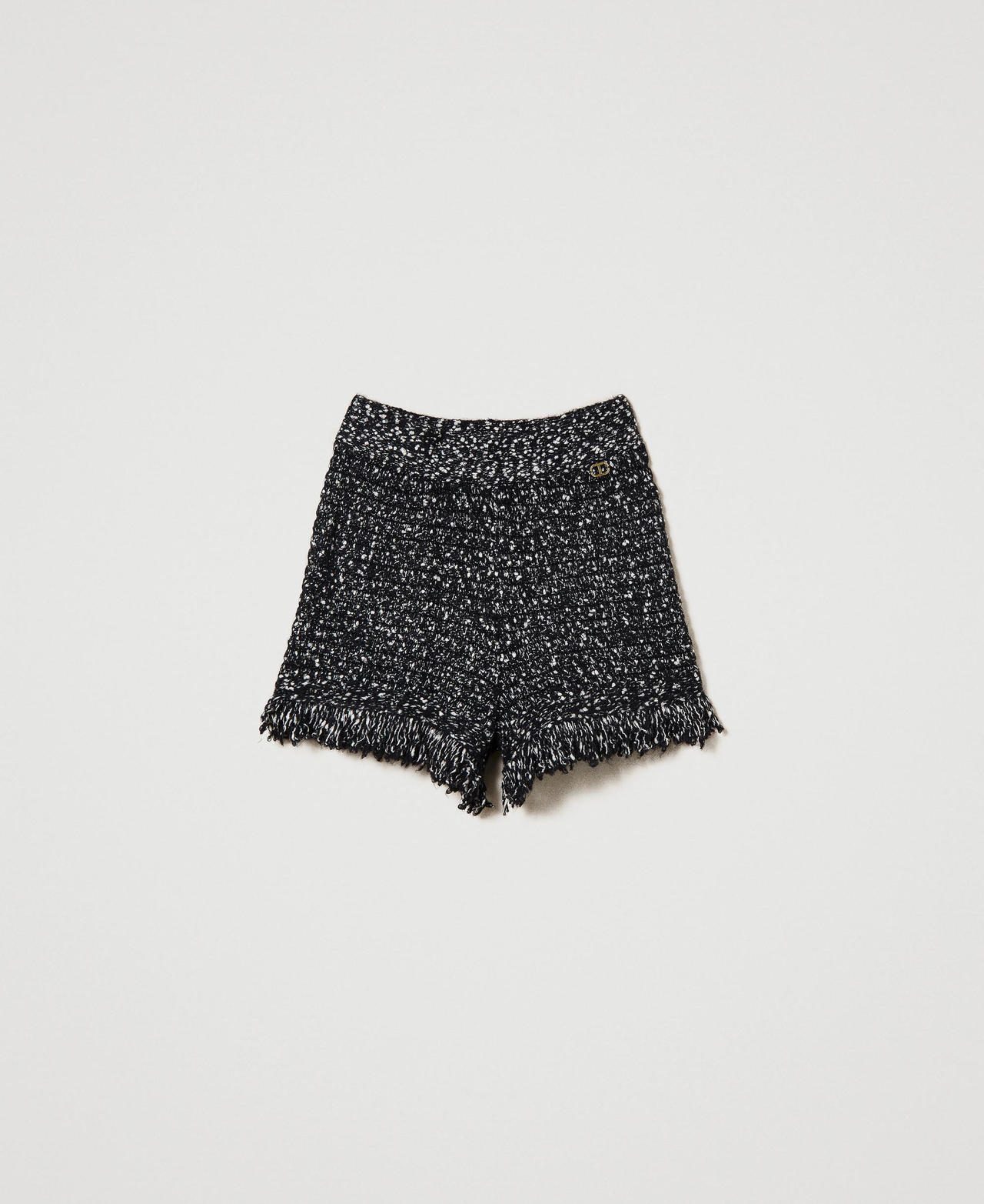 Short en fil bouclé lurex