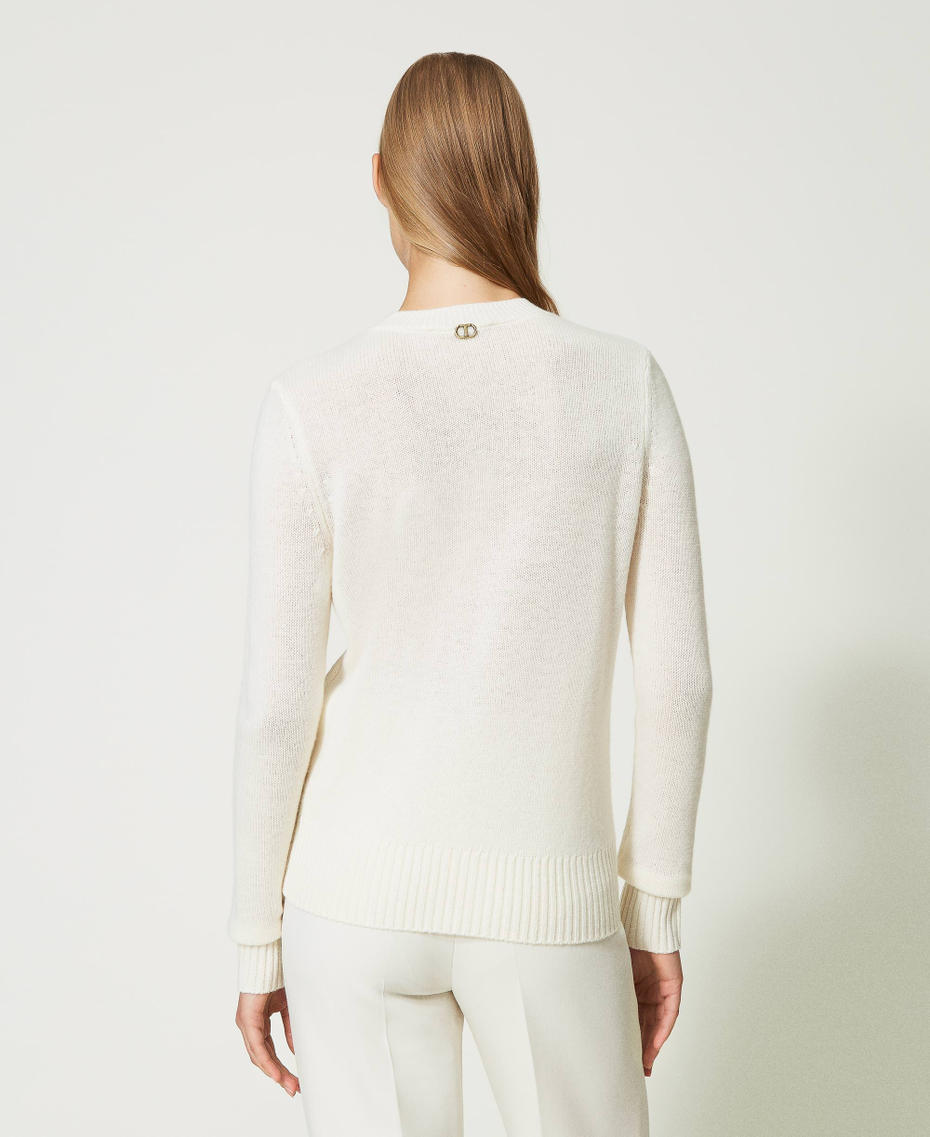 Pull en mélange de laine et cachemire