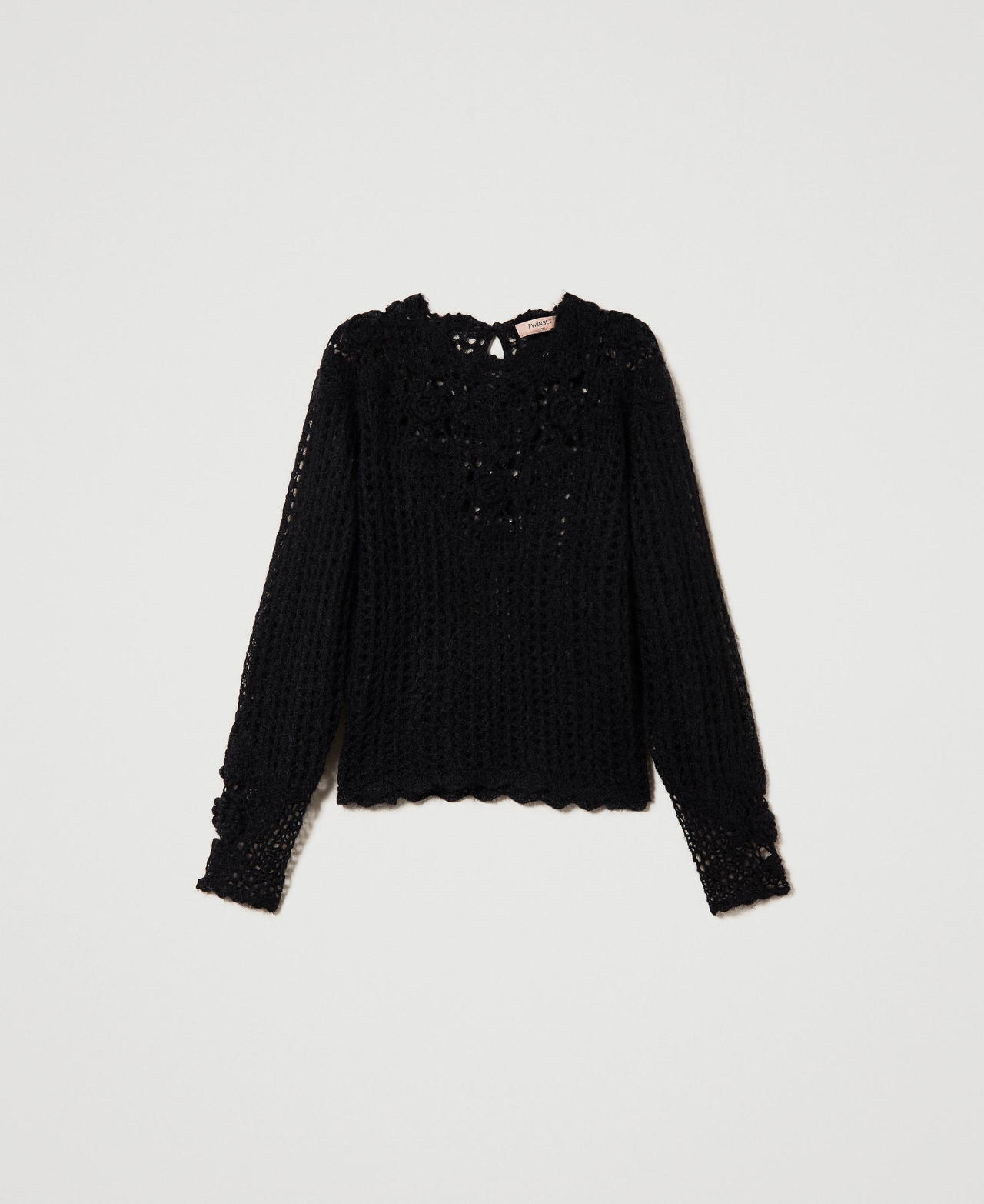 Wool and mohair blend jumper