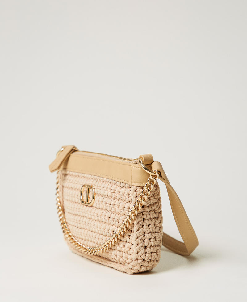 Borsa a tracolla 'Petite' in crochet Bianco Naturale Donna 251TD8113_00497_02