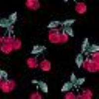 Wallet with cherry print Black/Red Cherries Allover Woman 13500_C