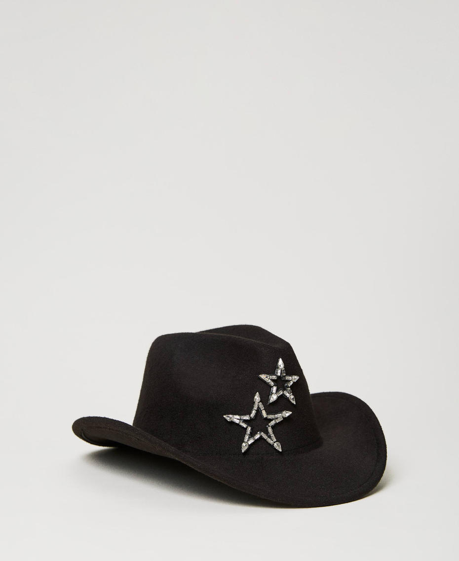 Wool cloth hat with stars