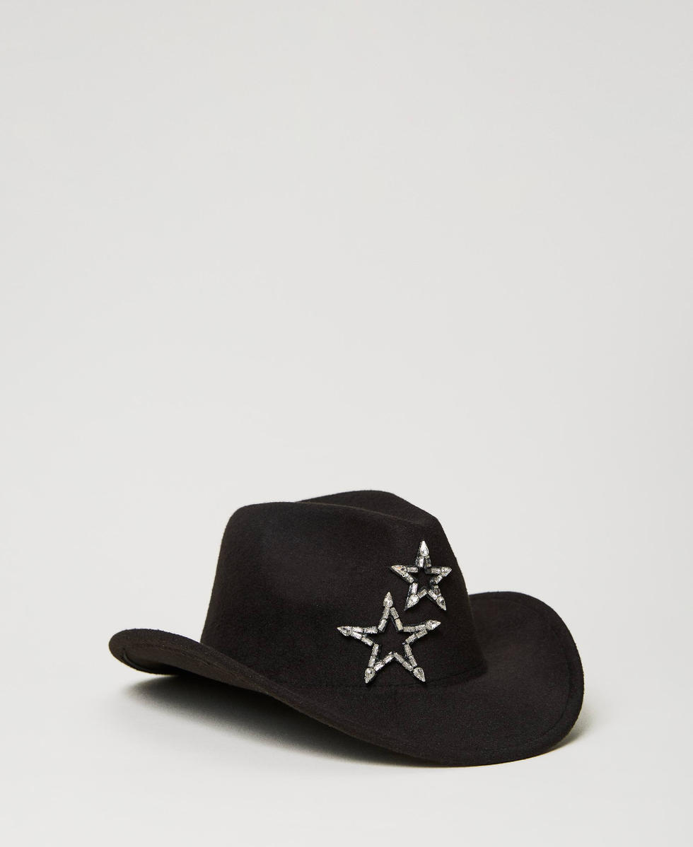 Wool cloth hat with stars