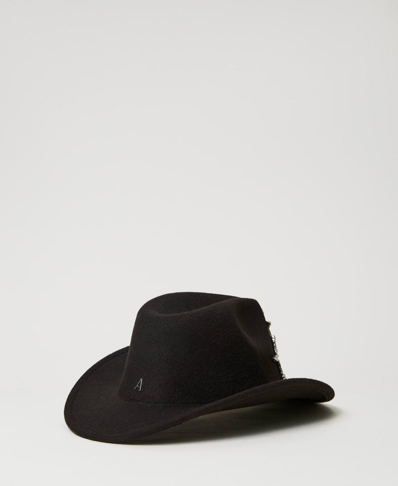 Wool cloth hat with stars