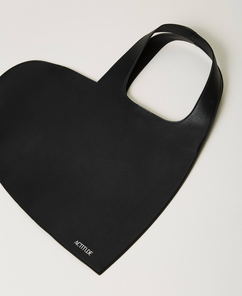 Heart-shaped shopper Black Woman 241AA7020-02