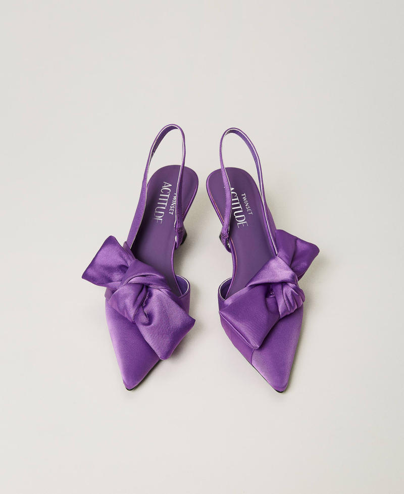 Escarpins slingbacks avec nœud