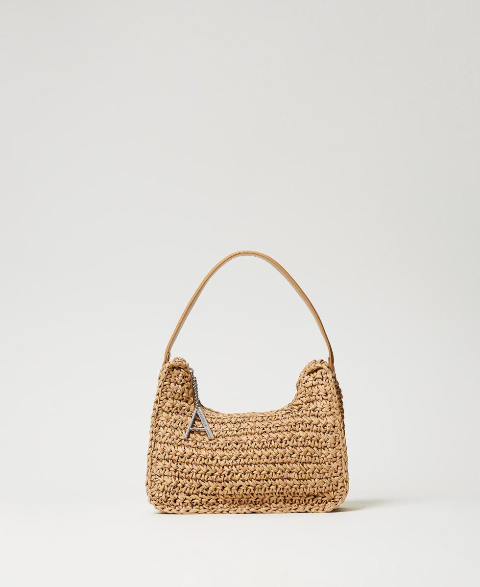 Straw hobo handbags on sale
