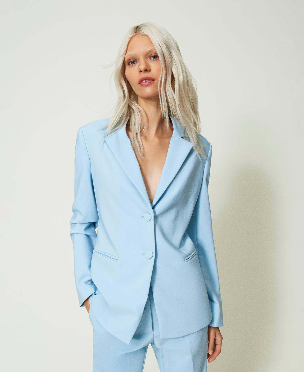 Blazer with cut-out