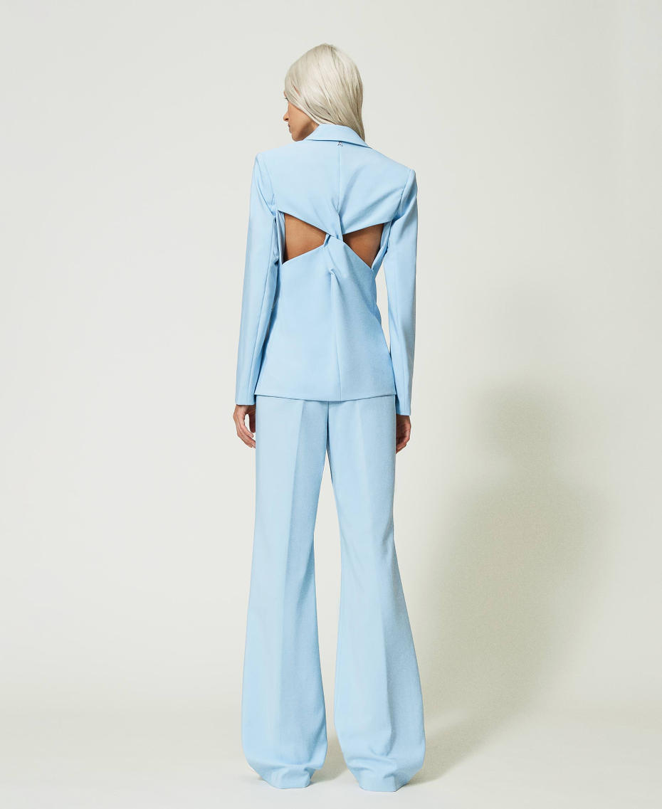 Blazer with cut-out