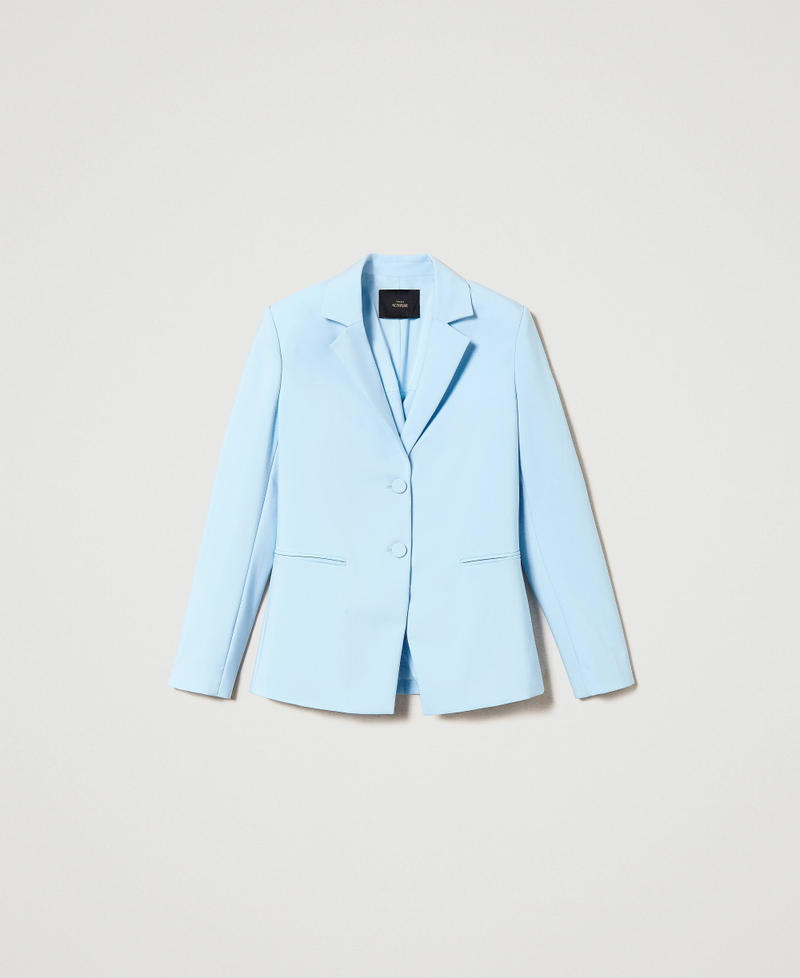 Blazer with cut-out Light "Airy Blue" Woman 241AP2071-0S