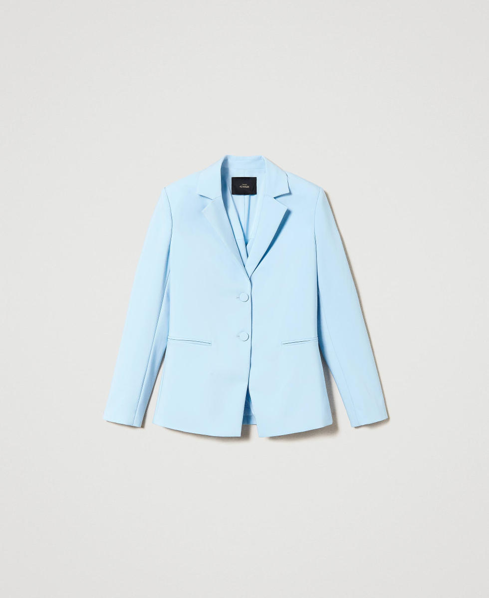 Blazer with cut-out