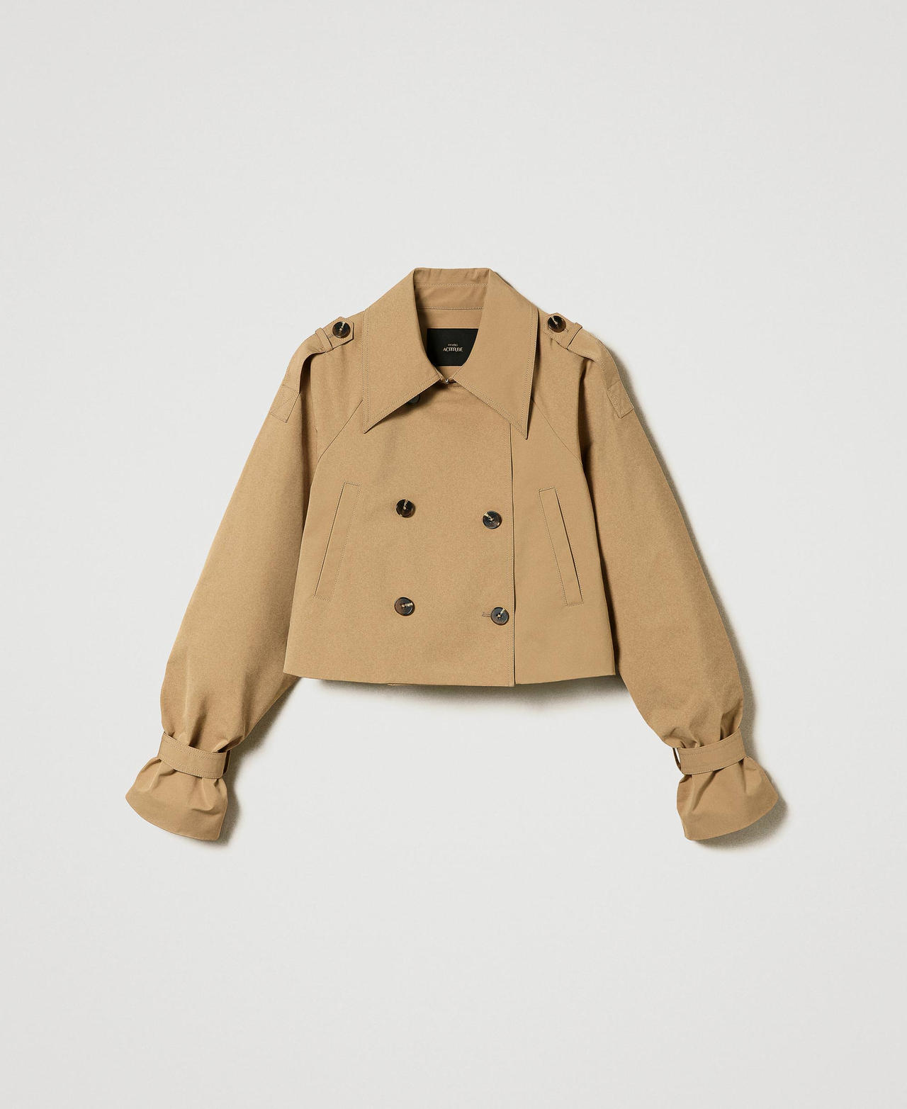 Gabardine trench jacket "Ginger” Brown Woman 241AP2080-0S