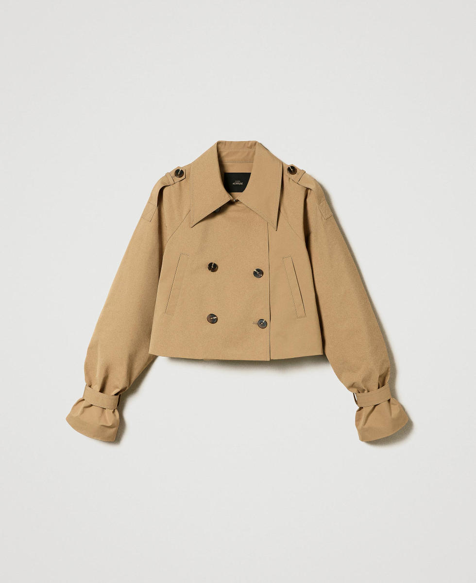 Trench en gabardine