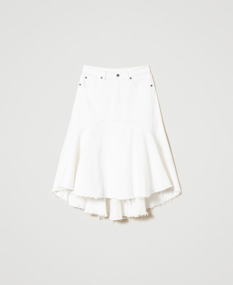 Asymmetric bull skirt