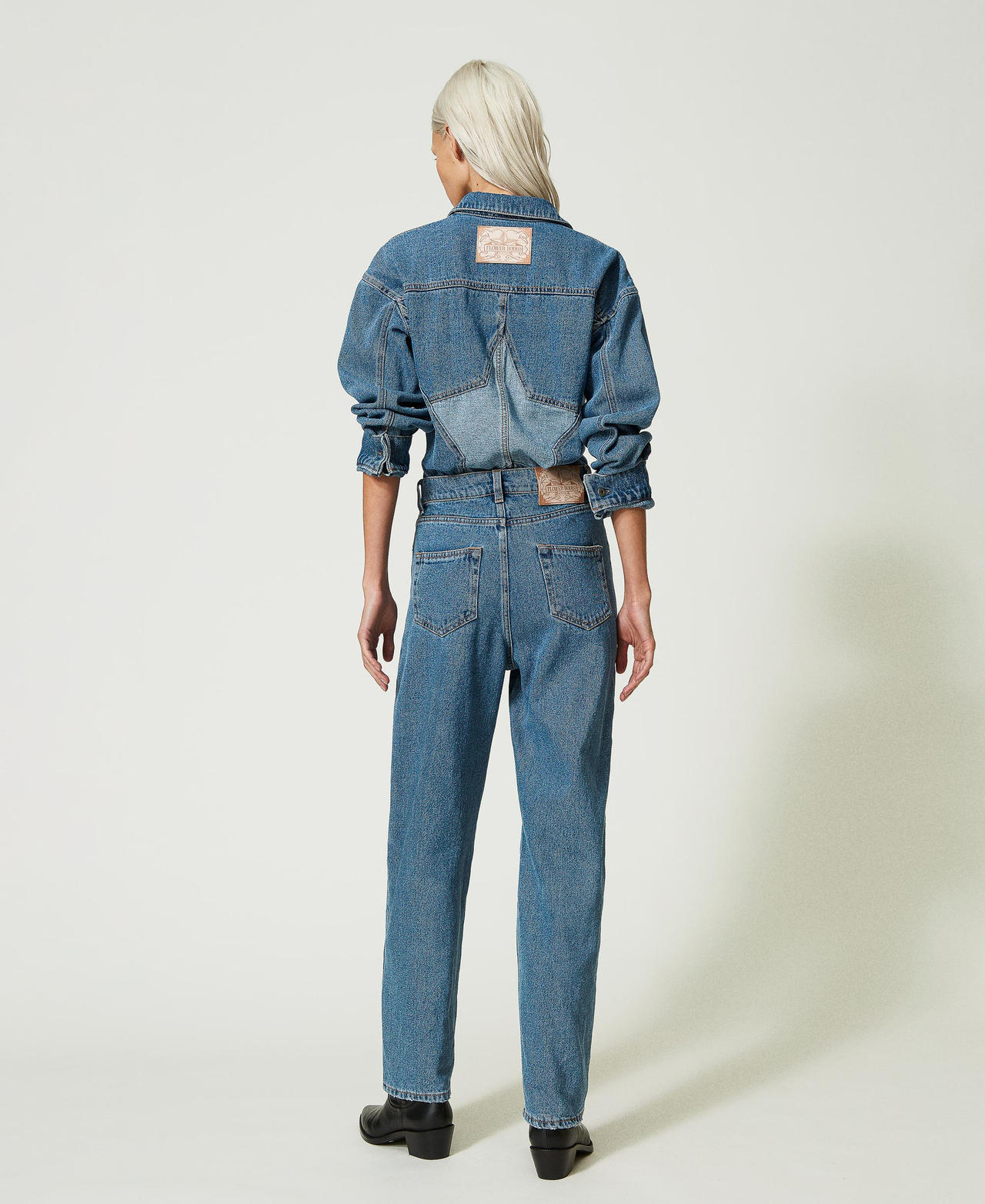 Jean cinq poches avec étoile