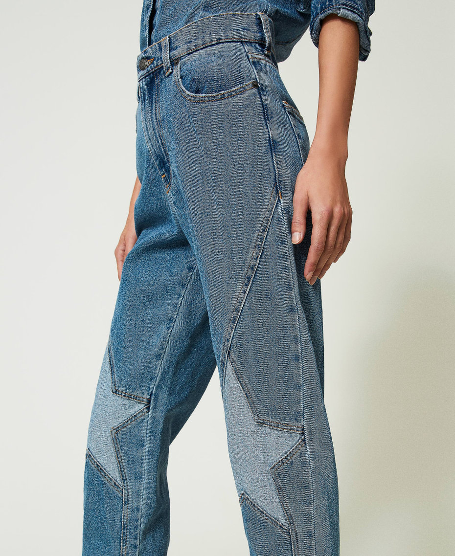 Jean cinq poches avec étoile