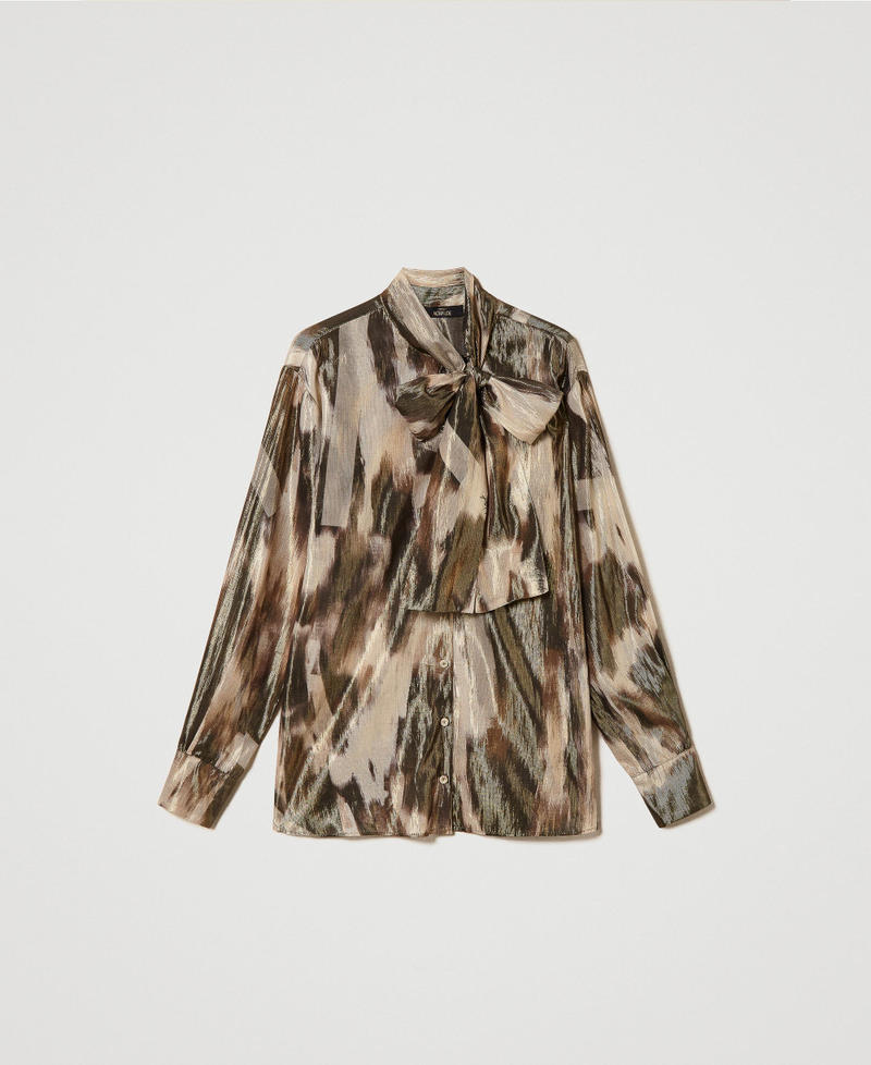 Printed voile shirt