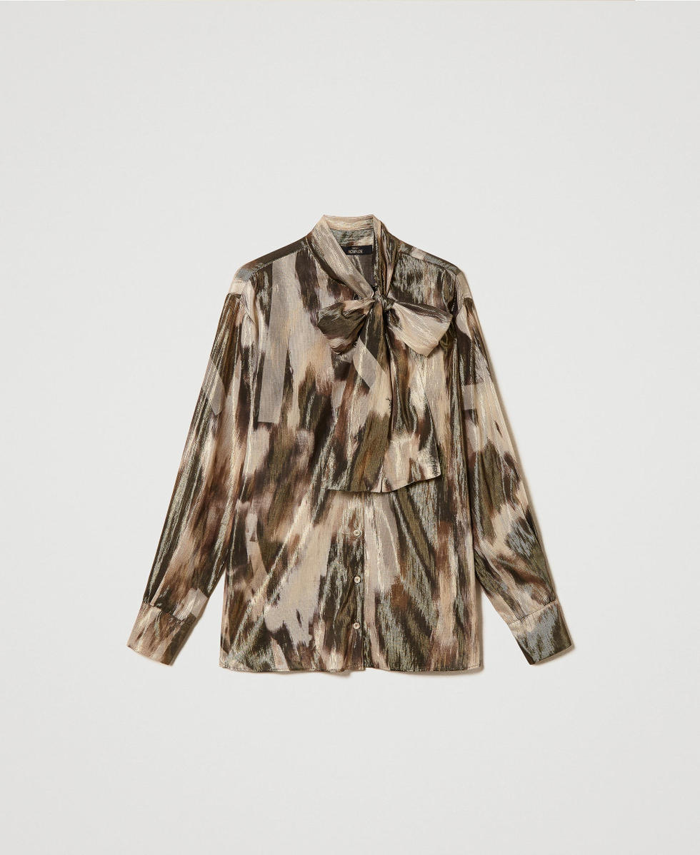 Printed voile shirt