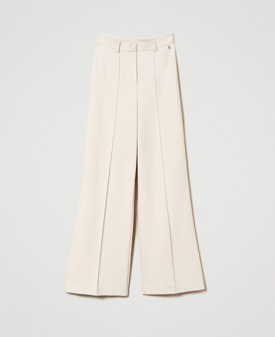Palazzohose mit Wulstnaht Chantily Frau 241AP2562_00522_0S