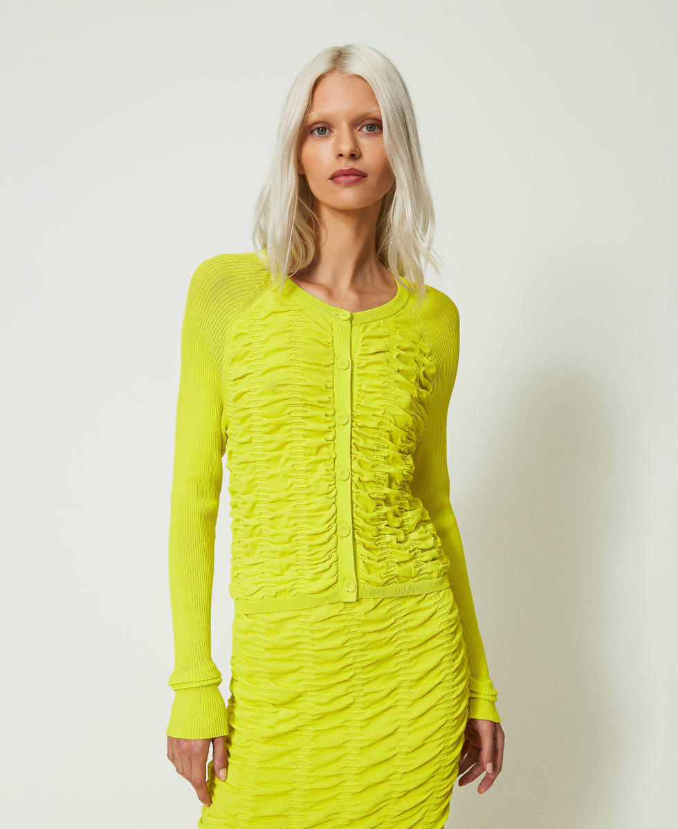 Cardigan giallo donna outlet