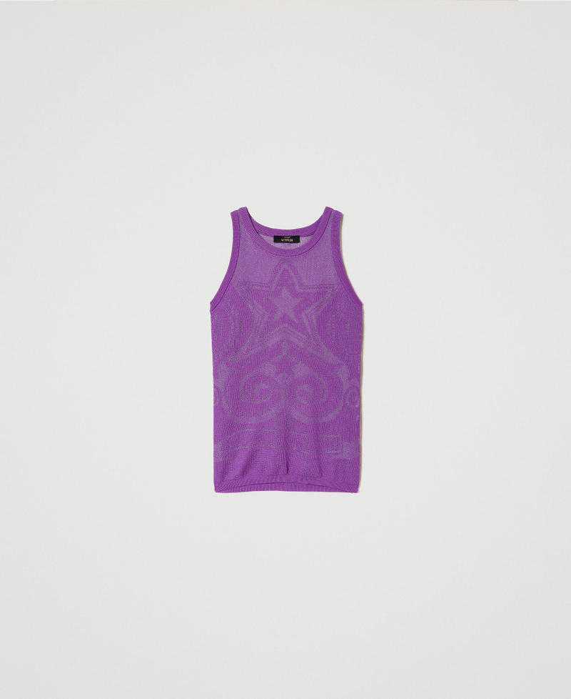 Jacquard top with star