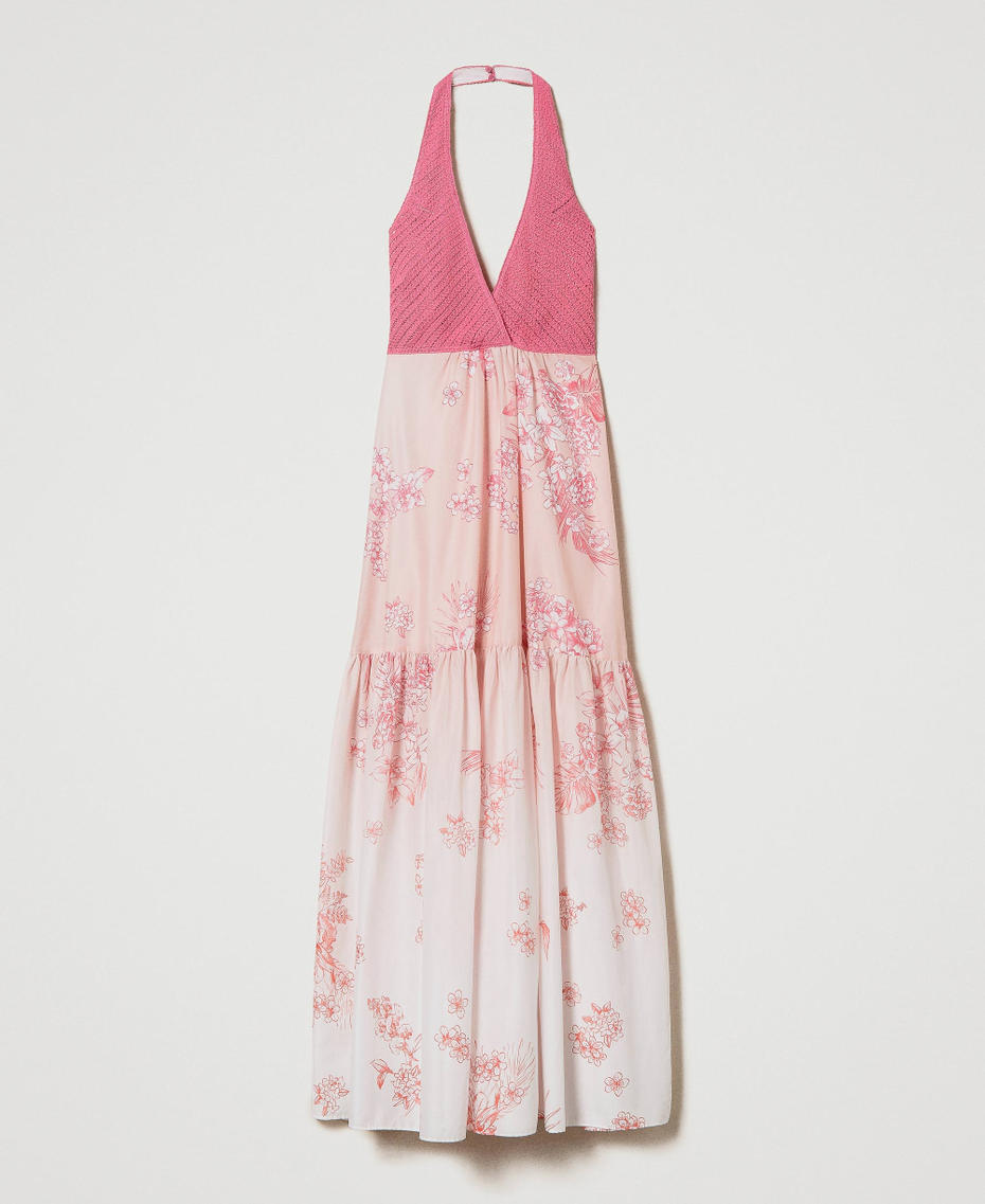 Long MYFO muslin and crochet dress