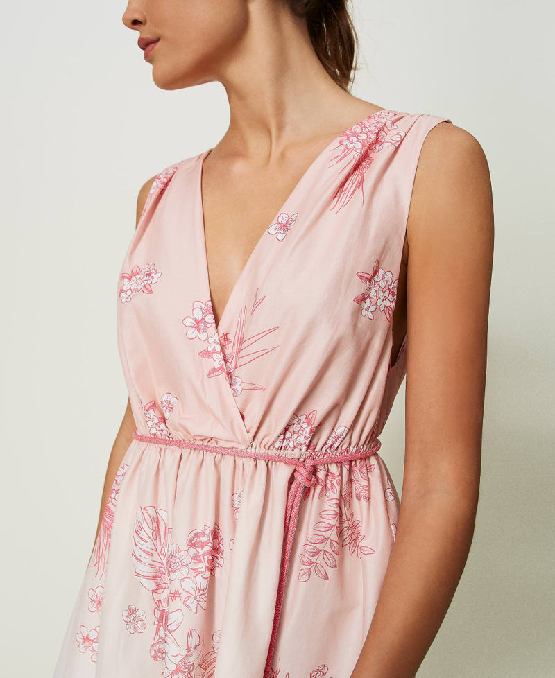 Short MYFO printed muslin dress